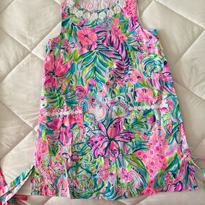 Lilly Pulitzer Pink and Blue Floral Dress